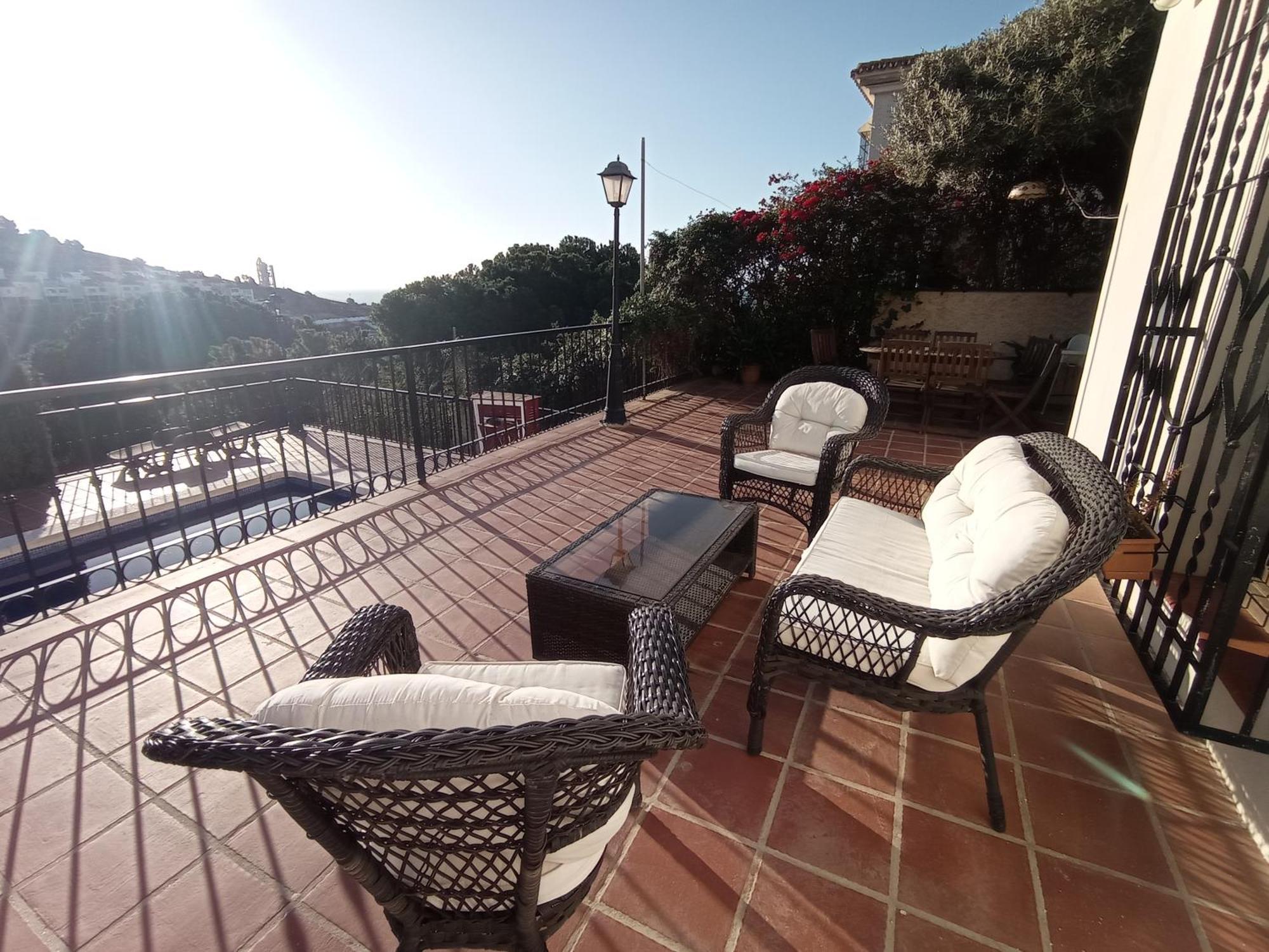 Apartamento En Villa Con Piscina Málaga Eksteriør billede