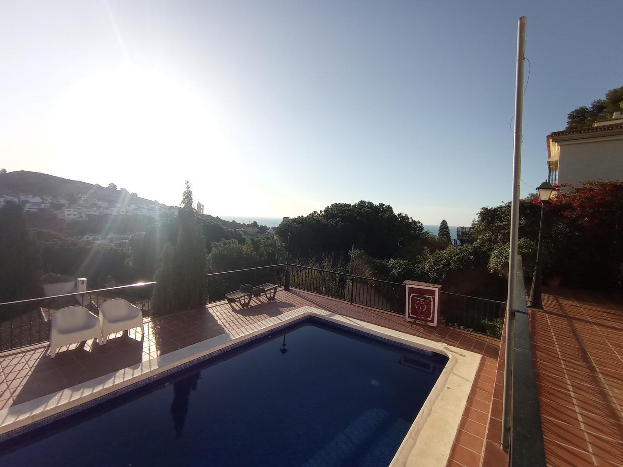 Apartamento En Villa Con Piscina Málaga Eksteriør billede