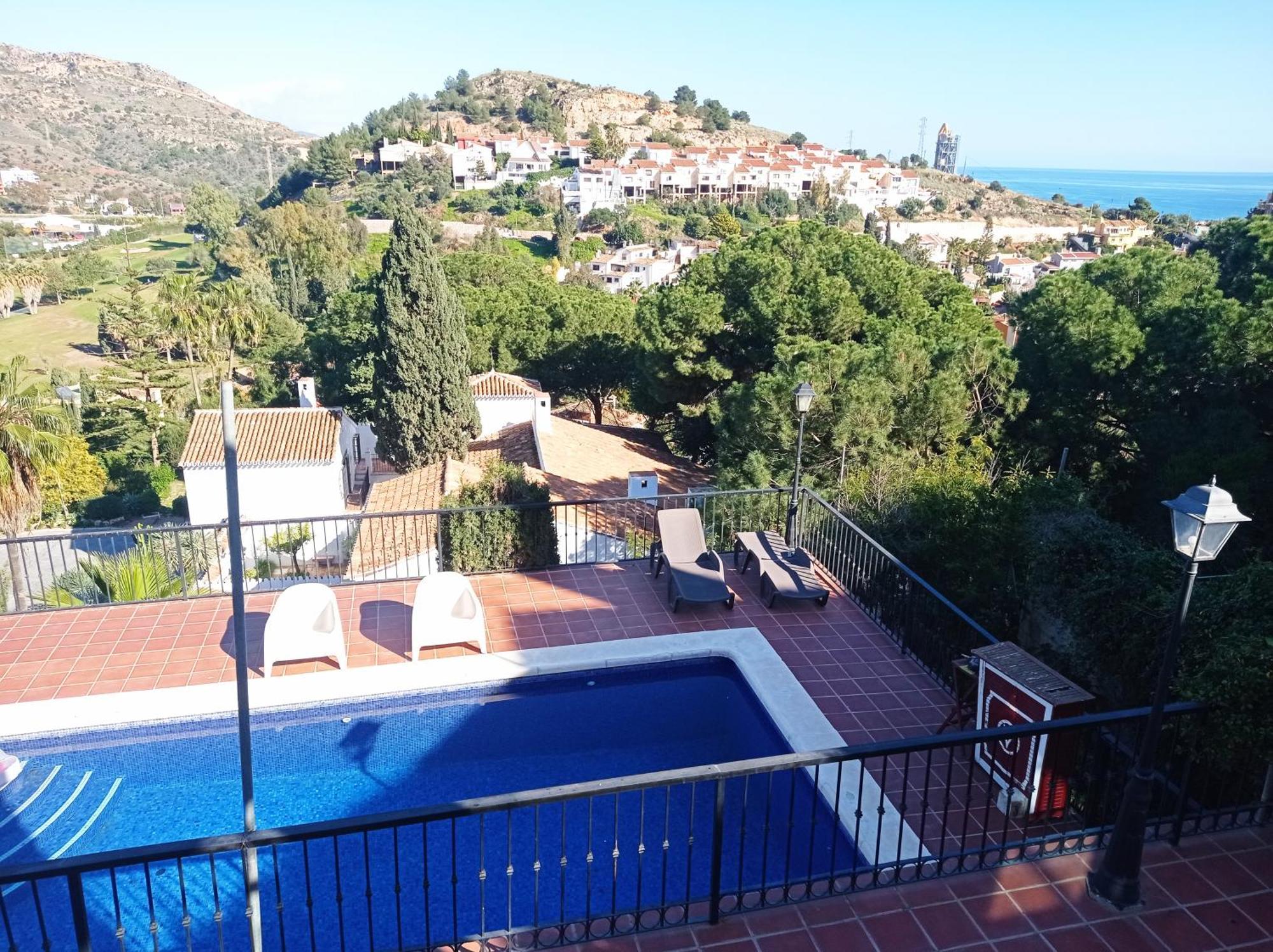 Apartamento En Villa Con Piscina Málaga Eksteriør billede